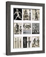 Swords - Fighting Blades of Europe-Dan Escott-Framed Giclee Print