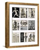 Swords - Fighting Blades of Europe-Dan Escott-Framed Giclee Print