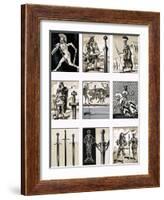 Swords - Fighting Blades of Europe-Dan Escott-Framed Giclee Print