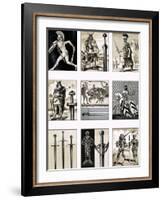Swords - Fighting Blades of Europe-Dan Escott-Framed Giclee Print