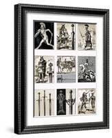 Swords - Fighting Blades of Europe-Dan Escott-Framed Giclee Print
