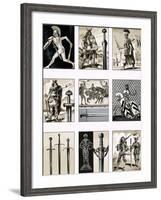 Swords - Fighting Blades of Europe-Dan Escott-Framed Giclee Print