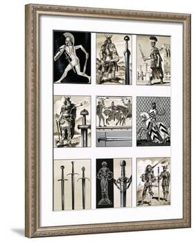 Swords - Fighting Blades of Europe-Dan Escott-Framed Giclee Print