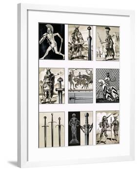 Swords - Fighting Blades of Europe-Dan Escott-Framed Giclee Print