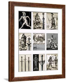 Swords - Fighting Blades of Europe-Dan Escott-Framed Giclee Print