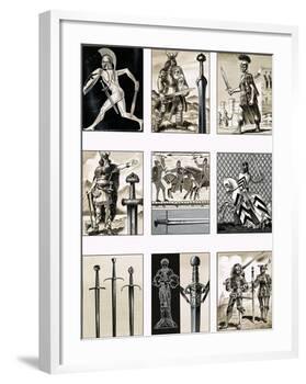 Swords - Fighting Blades of Europe-Dan Escott-Framed Giclee Print