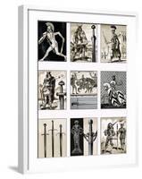 Swords - Fighting Blades of Europe-Dan Escott-Framed Giclee Print