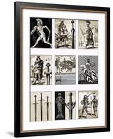 Swords - Fighting Blades of Europe-Dan Escott-Framed Giclee Print