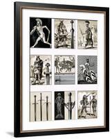 Swords - Fighting Blades of Europe-Dan Escott-Framed Giclee Print