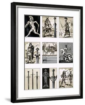 Swords - Fighting Blades of Europe-Dan Escott-Framed Giclee Print