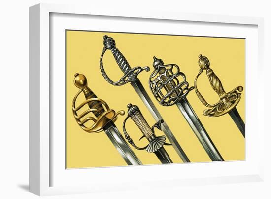 Swords-Dan Escott-Framed Giclee Print