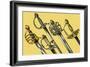 Swords-Dan Escott-Framed Giclee Print