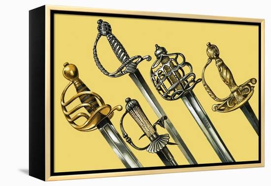 Swords-Dan Escott-Framed Premier Image Canvas