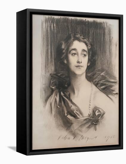Sybil Sassoon, 1912 (Charcoal)-John Singer Sargent-Framed Premier Image Canvas