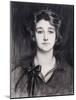 Sybil Sassoon (Charcoal on Paper)-John Singer Sargent-Mounted Giclee Print