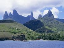 View Across Sea to Island, Fatu Hiva, Marquesas Islands, French Polynesia, South Pacific Islands-Sybil Sassoon-Photographic Print