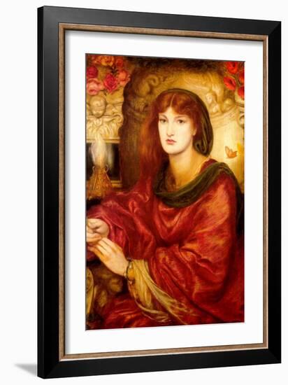 Sybilla Palmifera-Dante Gabriel Rossetti-Framed Art Print