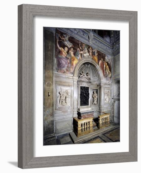 Sybils and Angels, Fresco-Raphael-Framed Giclee Print