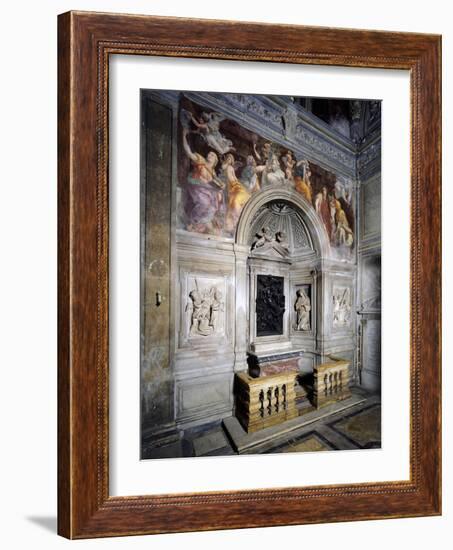 Sybils and Angels, Fresco-Raphael-Framed Giclee Print