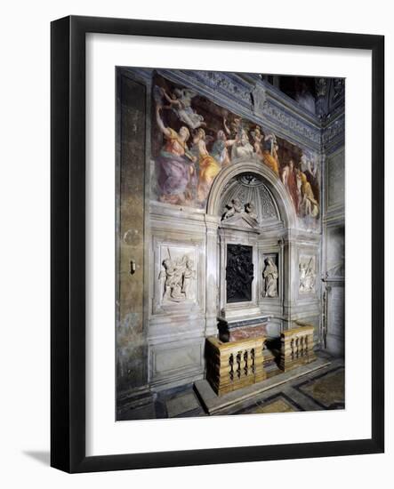 Sybils and Angels, Fresco-Raphael-Framed Giclee Print