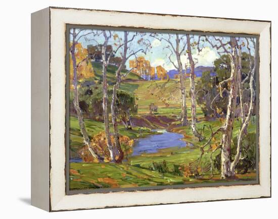 Sycamores-William Wendt-Framed Stretched Canvas