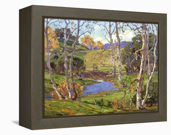 Sycamores-William Wendt-Framed Stretched Canvas