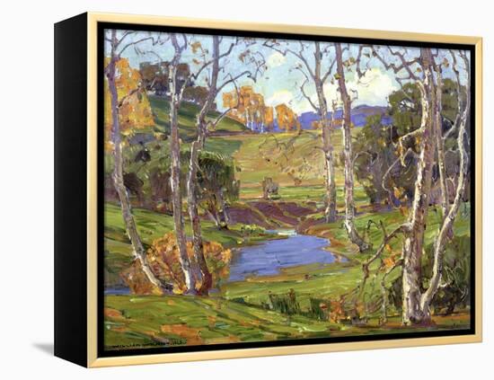 Sycamores-William Wendt-Framed Stretched Canvas