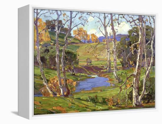 Sycamores-William Wendt-Framed Stretched Canvas