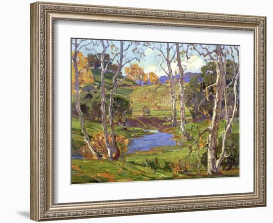 Sycamores-William Wendt-Framed Art Print