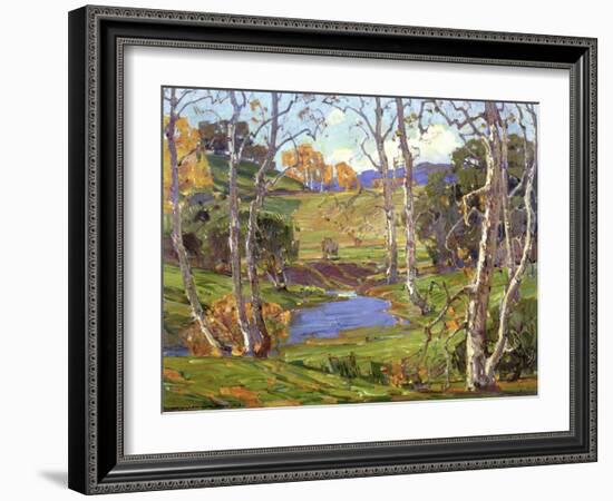 Sycamores-William Wendt-Framed Art Print