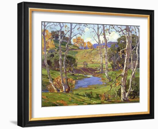 Sycamores-William Wendt-Framed Art Print