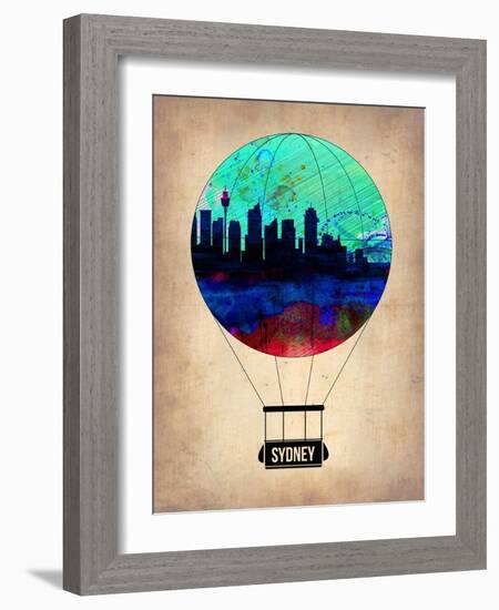 Sydney Air Balloon-NaxArt-Framed Art Print