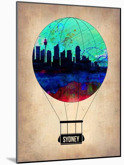 Sydney Air Balloon-NaxArt-Mounted Art Print