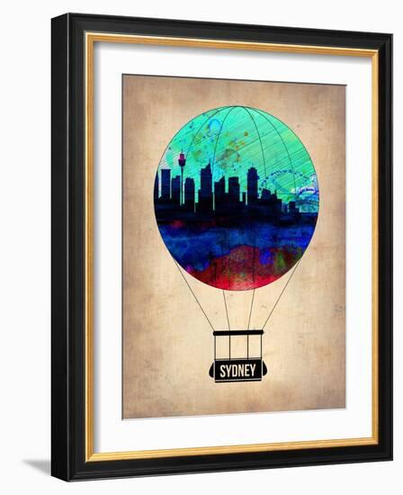 Sydney Air Balloon-NaxArt-Framed Art Print