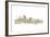 Sydney Australia Skyline Sheet Music Cityscape-Michael Tompsett-Framed Art Print