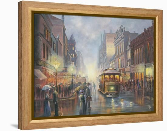 Sydney by Gaslight-John Bradley-Framed Premier Image Canvas