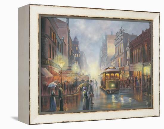 Sydney by Gaslight-John Bradley-Framed Premier Image Canvas