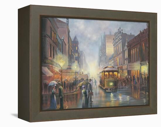 Sydney by Gaslight-John Bradley-Framed Premier Image Canvas