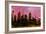 Sydney City Skyline-NaxArt-Framed Art Print