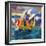 Sydney Flying Colours, 2012-Peter Graham-Framed Premium Giclee Print