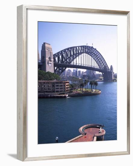 Sydney Harbor Bridge, Australia-David Wall-Framed Photographic Print
