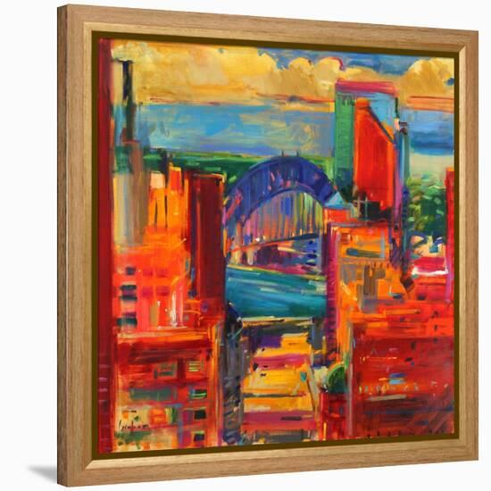 Sydney Harbour Bridge, 2012-Peter Graham-Framed Premier Image Canvas