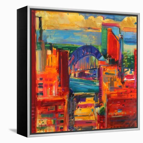 Sydney Harbour Bridge, 2012-Peter Graham-Framed Premier Image Canvas