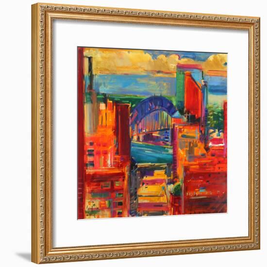 Sydney Harbour Bridge, 2012-Peter Graham-Framed Giclee Print