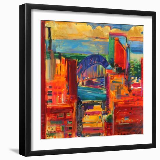 Sydney Harbour Bridge, 2012-Peter Graham-Framed Giclee Print