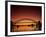 Sydney Harbour Bridge at Sunset, Sydney, New South Wales, Australia-Steve Vidler-Framed Photographic Print