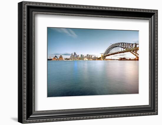 Sydney Harbour Bridge, Australia-Rasmus Kaessmann-Framed Photographic Print