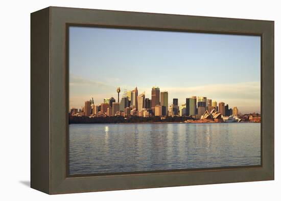 Sydney Harbour, Sydney, New South Wales, Australia, Pacific-Mark Mawson-Framed Premier Image Canvas