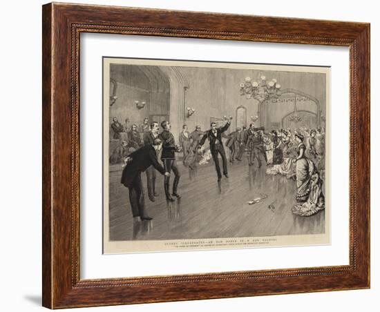 Sydney Illustrated, an Old Dance in a New Country-null-Framed Giclee Print