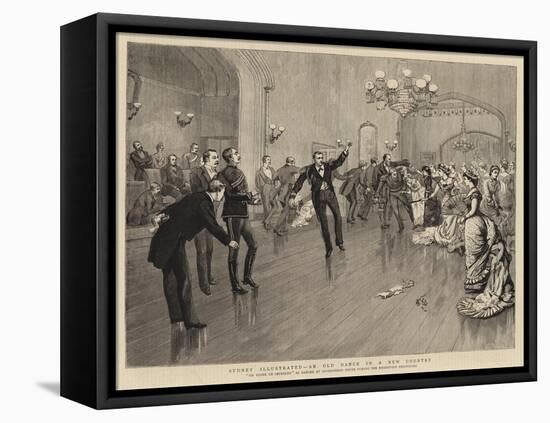 Sydney Illustrated, an Old Dance in a New Country-null-Framed Premier Image Canvas